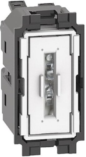 Переключатель модульный Legrand BTicino Living Now 1-кл. 1 мод. проходной картинка